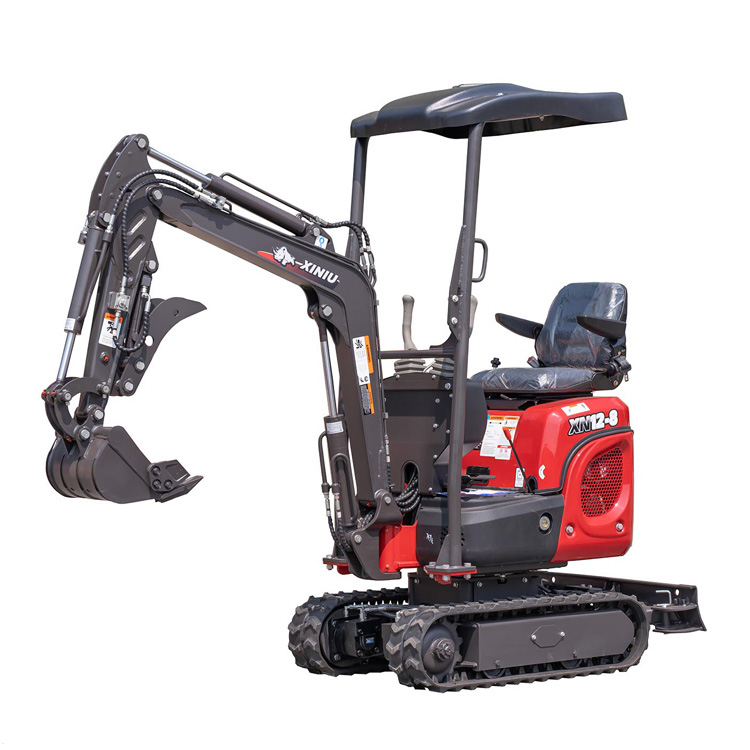 China Factory Price Mini Digging Machine 1.2 Ton Mini Excavator Digger ...